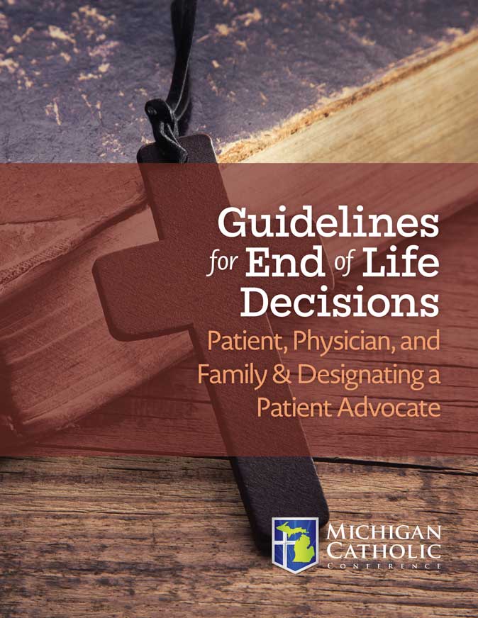 Front cover of “Guidelines for End of Life Decisions”